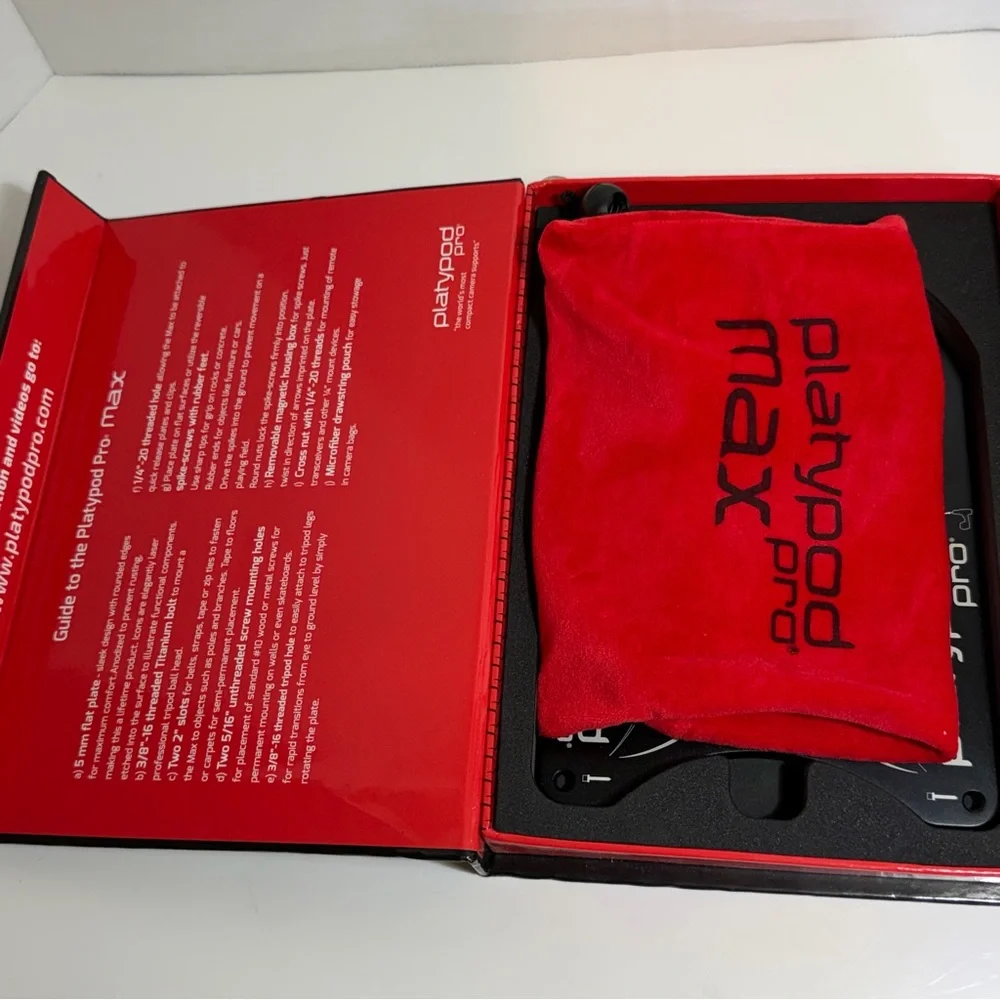 Platypod Pro Max Camera Support Plate NEW